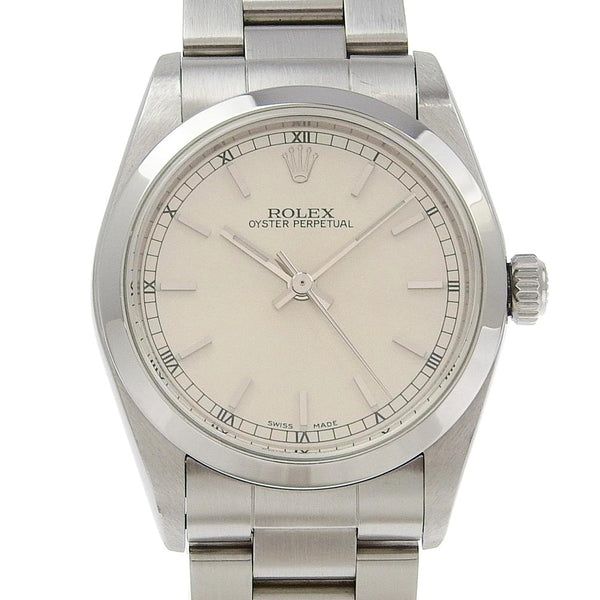 [ROLEX] Rolex 
 Oyster Papetur Watch 
 Cal.2230 77080 Stainless Steel Mechanical Automatic SilverDial Oyster Perpetual Boys