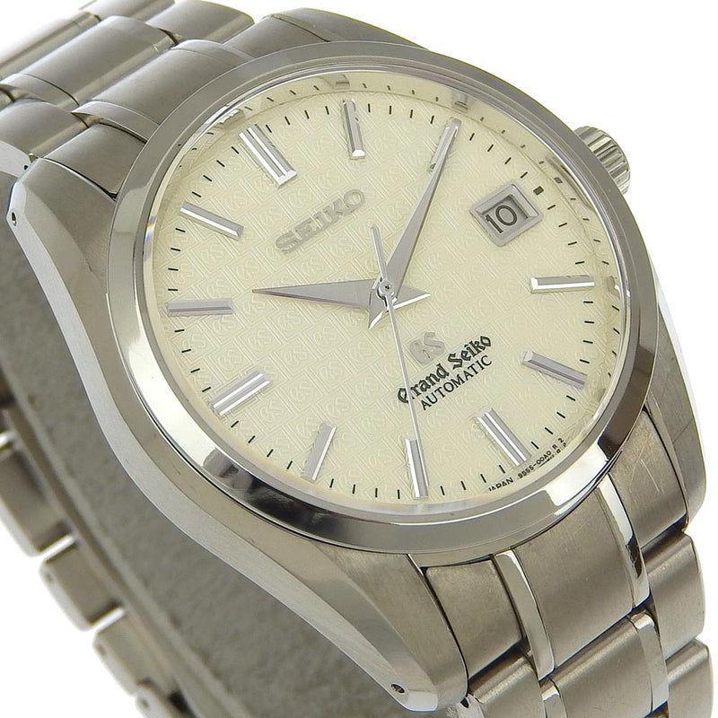 [SEIKO] SEIKO GRAND SEIKO WATW 9S55-00A0 CAL.9S55A SBGR025 티타늄 X 92 자동 구불 구불 한 금 다이얼 그랜드 세이코 남자