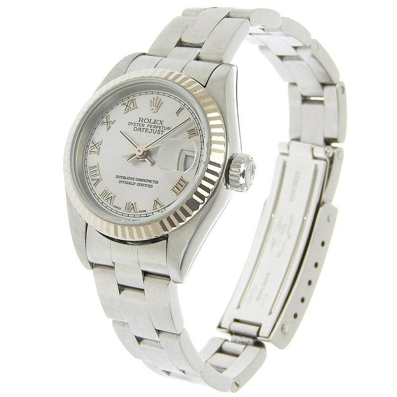 [ROLEX] Rolex Datejust Watch Cal.2235 79174 Stainless Steel× WG Mechanical Automatic Gray dial DateJust Ladies A-Rank