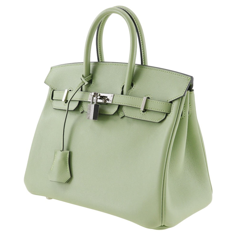 [HERMES] Hermes Birkin 25 Handbag Voice Iift Cricket Green Y engraved Hand Rock Birkin 25 Ladies A Rank