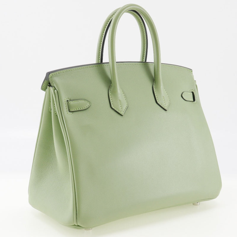 [HERMES] Hermes Birkin 25 Handbag Voice Iift Cricket Green Y engraved Hand Rock Birkin 25 Ladies A Rank