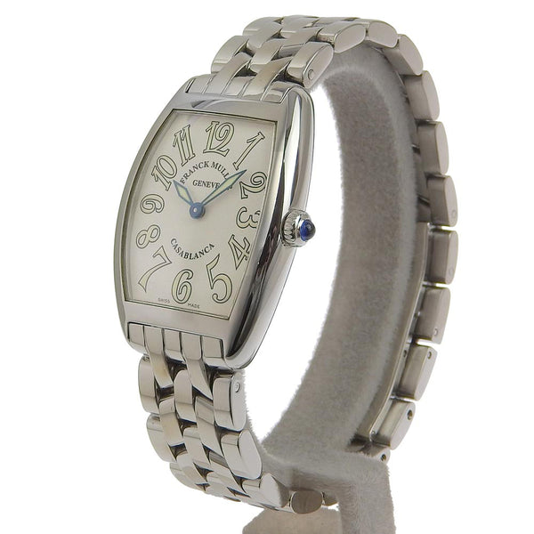 [Franck Muller] Frank Muller Casablanca Watch 1752QZ Quartz en acier inoxydable Affichage analogique blanc cadran blanc casablanca dames a-rank