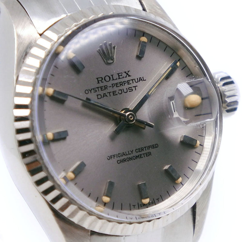 [ROLEX] Rolex Datejust Watch Oyster Purpetur Cal.1161 Antique SEP-17 18KWhite gold xStainless Steel Mechanical Automatic Analog display gray dial Datejust Ladies