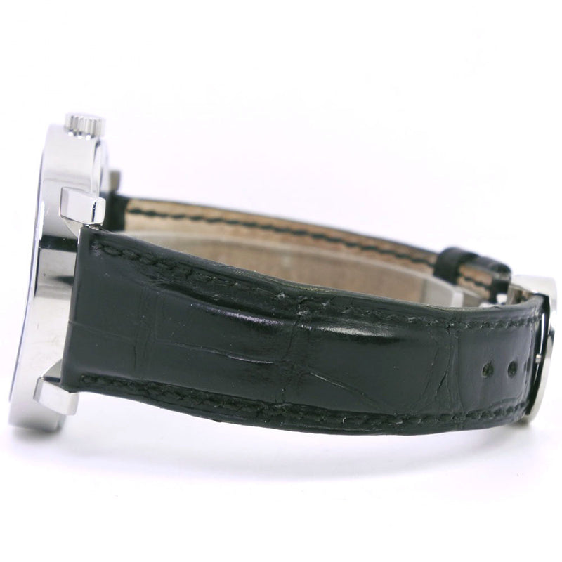 [Bvlgari] bulgari Bvlgari Bvlgari Mira BB41SL Acero inoxidable X Crocodile Reserva de energía de mano rollada a mano Dial negro Bvlgari Bvlgari Men A-Rank