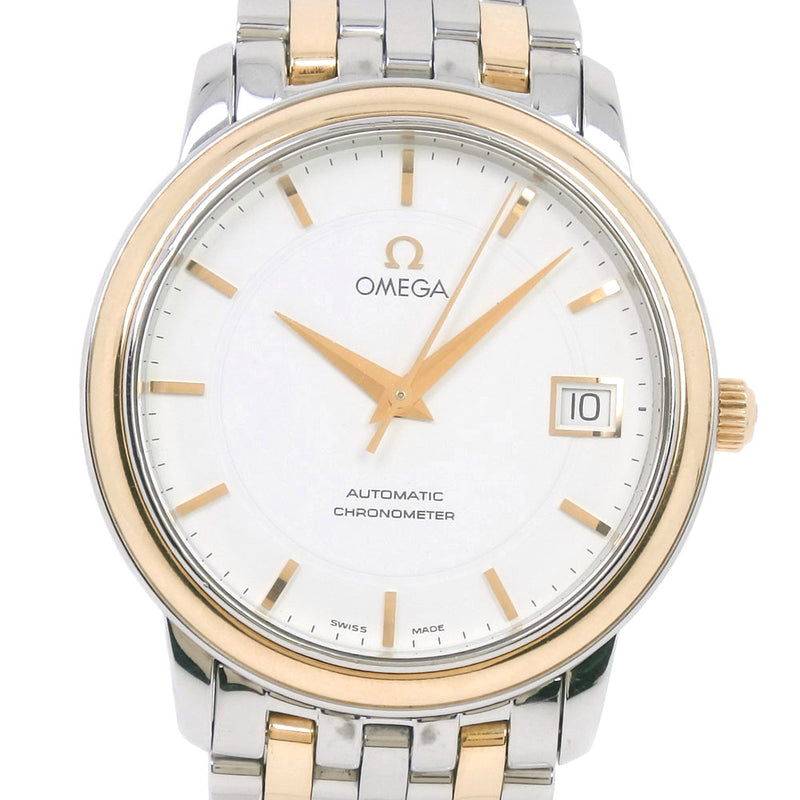 【OMEGA】オメガ
 プレステージ 腕時計
 cal.1120 168.1050 ステンレススチール ゴールド 自動巻き 白文字盤 Prestige メンズA-ランク