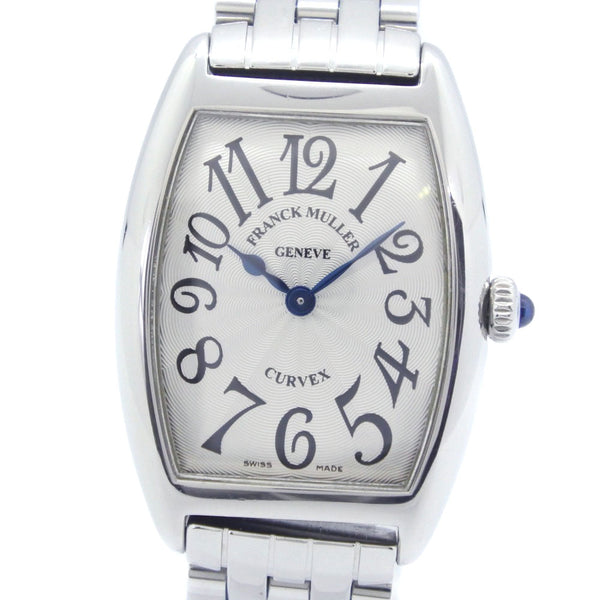 [Franck Muller] Frank Muller Tonow Carbex Watch 1752QZ Quartz en acier inoxydable Affichage argenté Cadré Tonocar Vex Ladies