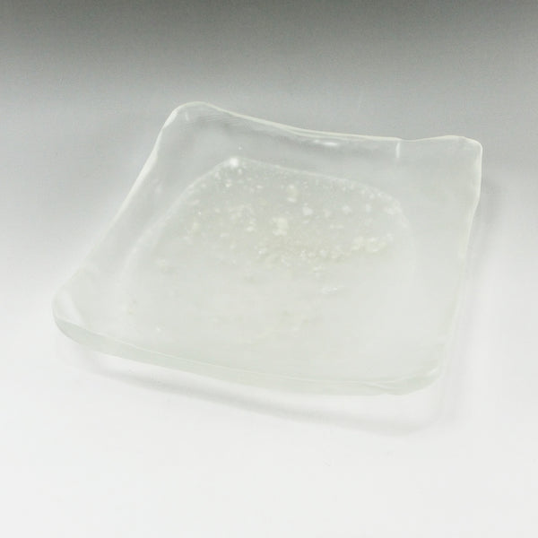 Tableware Glass "Hand-Blown Side Plate" by Kyohei Fujita Unisex S Rank