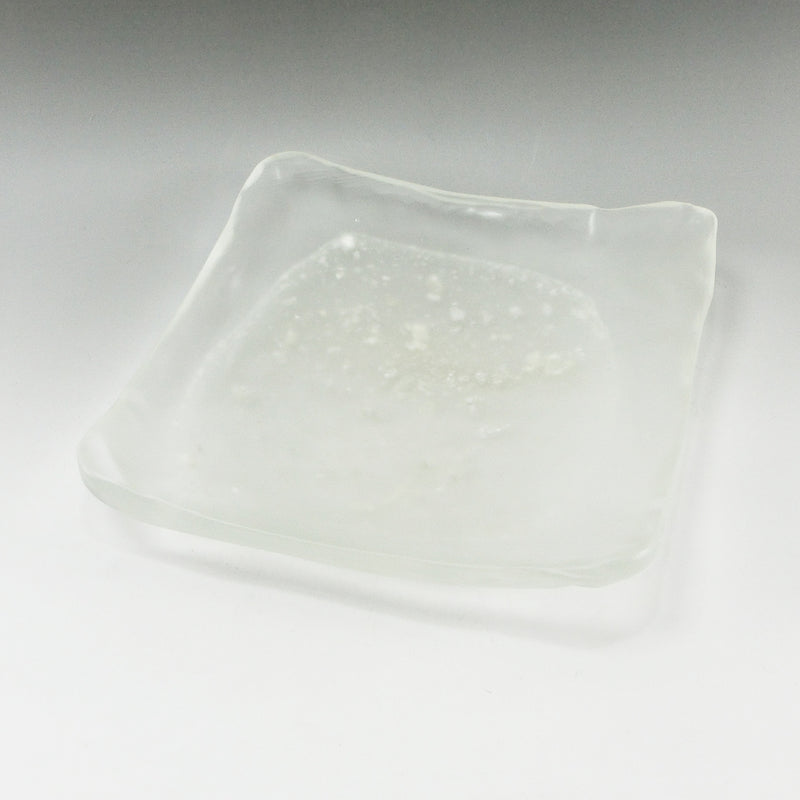 Tableware Glass "Hand-Blown Side Plate" by Kyohei Fujita Unisex S Rank
