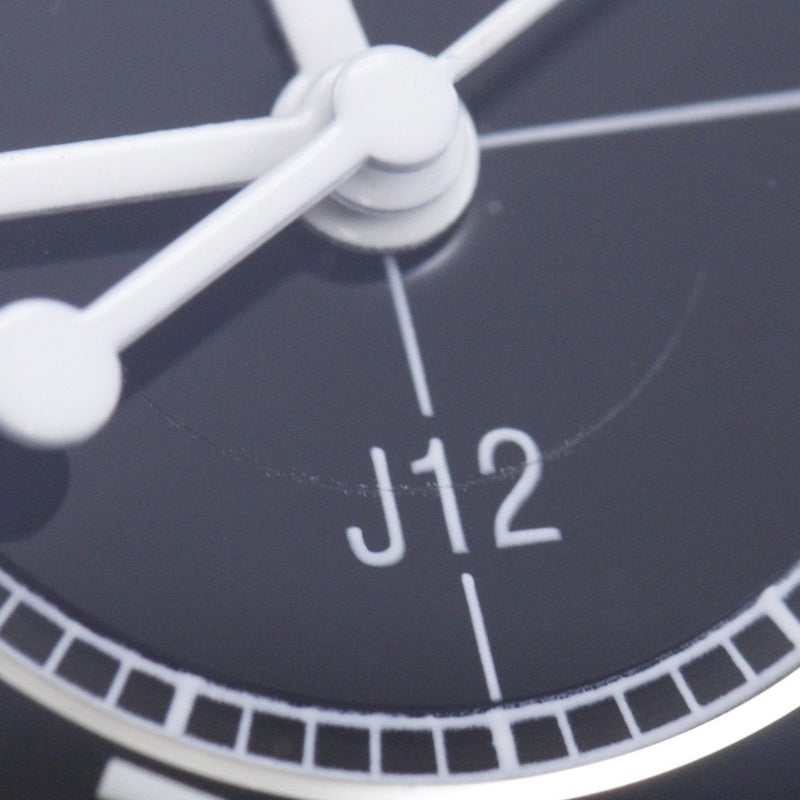 [CANAL] Chanel 
 reloj j12 
 H0682 Pantalla analógica de cuarzo cerámico Esfera negra J12 Ladies A Rank