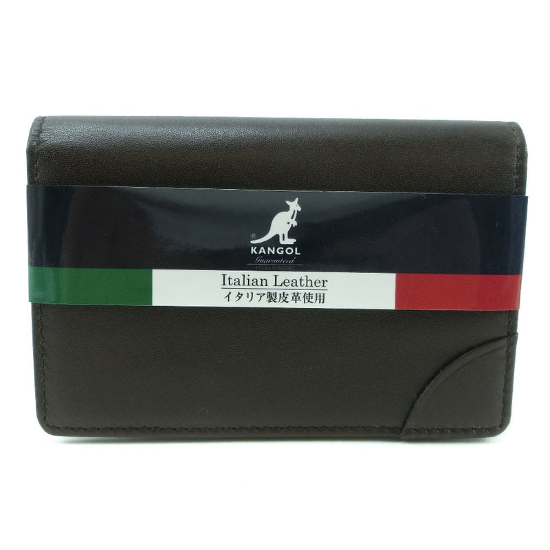 [KANGOL] Kangor
 Cowhide tea men's business card holder
S rank