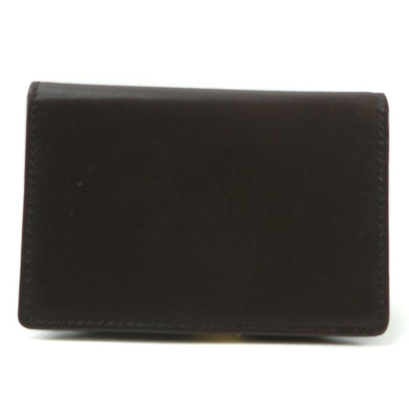 [Kangol] Hangol Business Card Holder Cowhide Brown Brown Open Men's S RANK