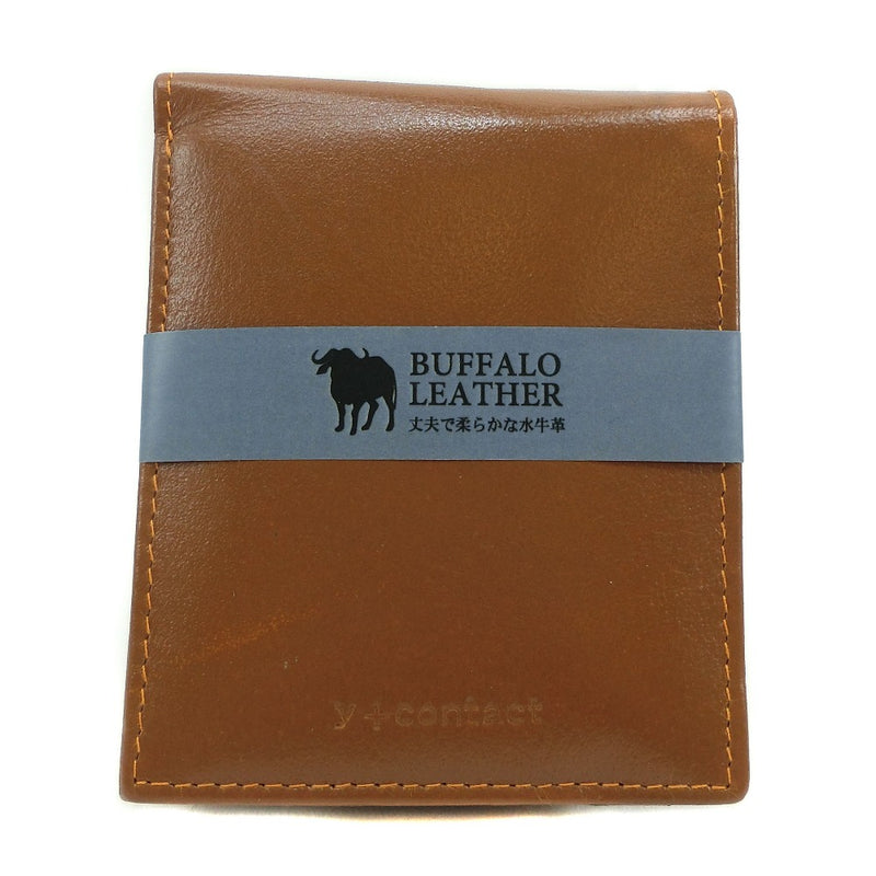Bifold Wallet Buffalo Leather Camel Open Men's Rank A