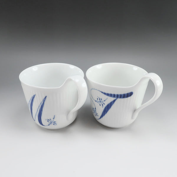 [Royal Copenhagen] RoyalLucoPenhagen Alphabet M & T Mug X 2 식기