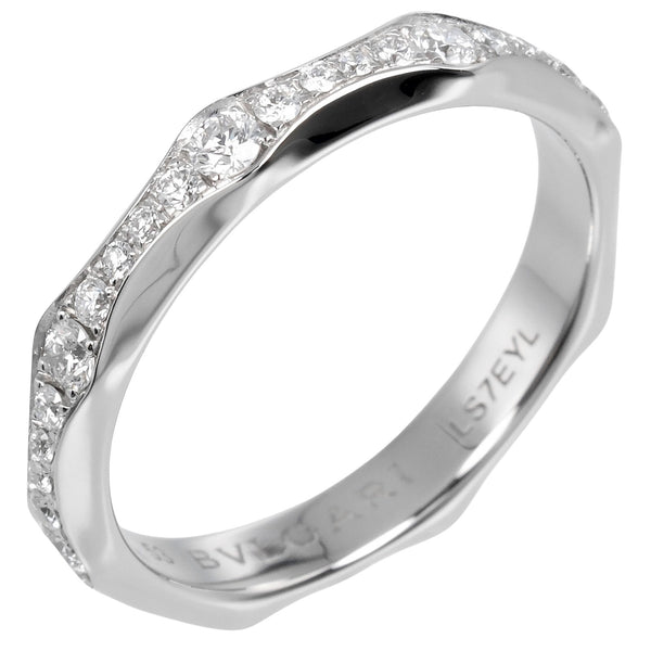 [BVLGARI] Bvlgari 
 Infinite Wedding No. 12.5 Ring
 Pt950 Platinum x Diamond Approx. 4.15g Infinito Wedding Women's A rank