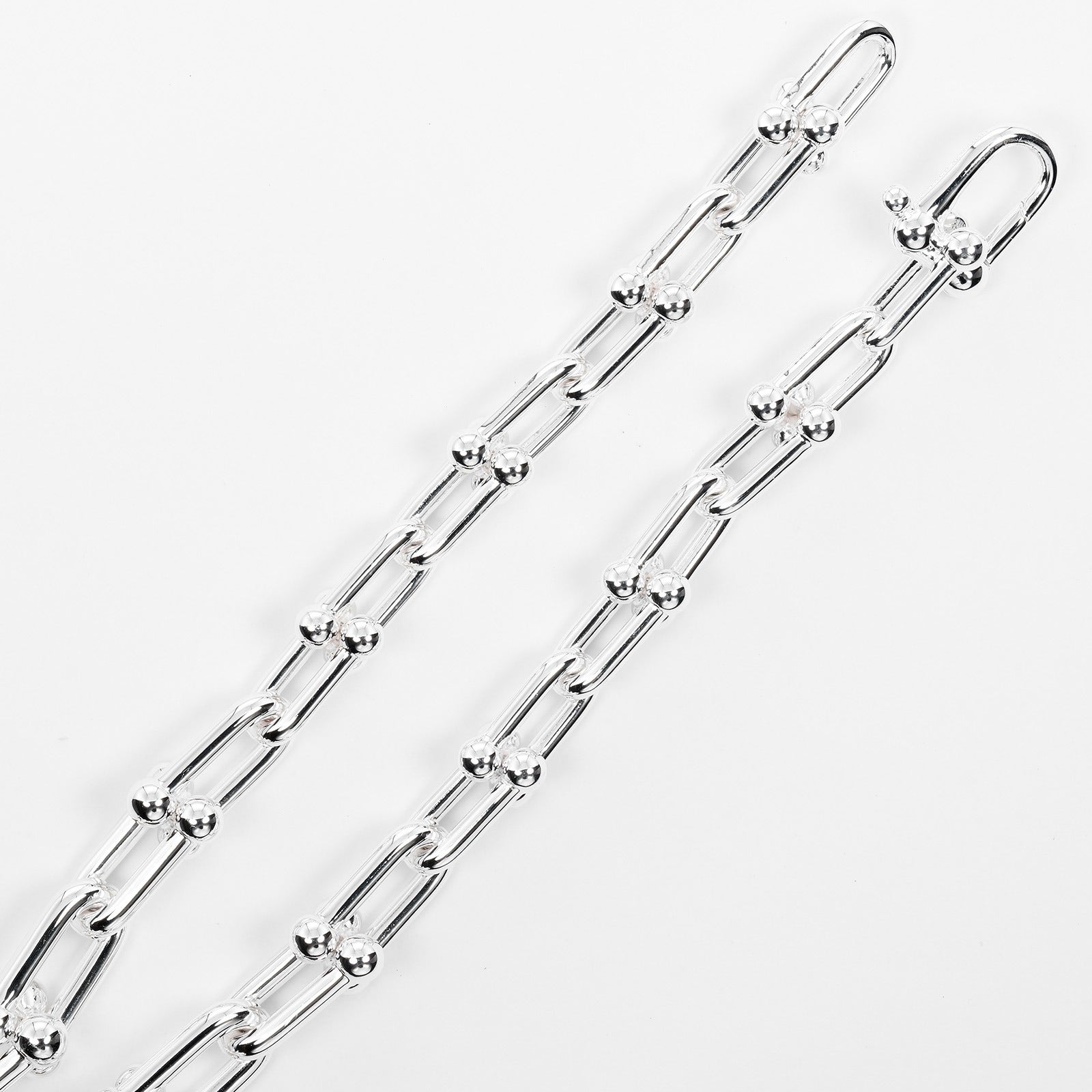 SILVER925 HARDWARE NECKLACE/シルバー/ネックレス TIFFANY&Co.】ティファニー ハードウェア グラジュエイテッドリンク