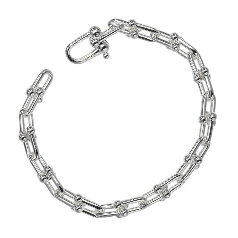 ティファニー TIFFANY&Co. ハードウェア スモール リンク 最終値下げ TIFFANY&Co.】ティファニー ハードウェア スモールリンク ブレスレット