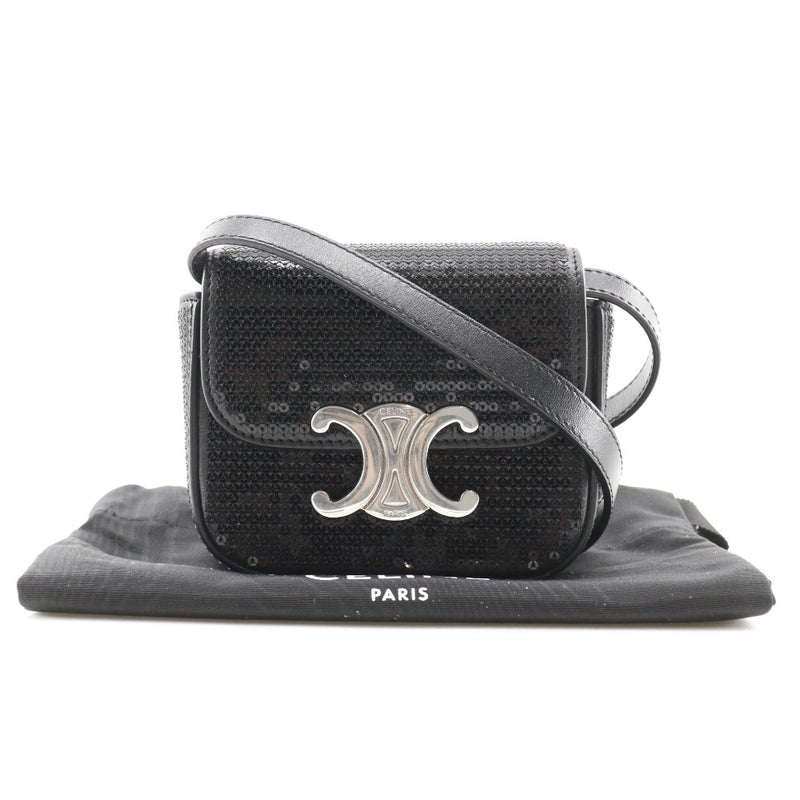 [CELINE] Bolso de hombro Celine Mini Triomphe