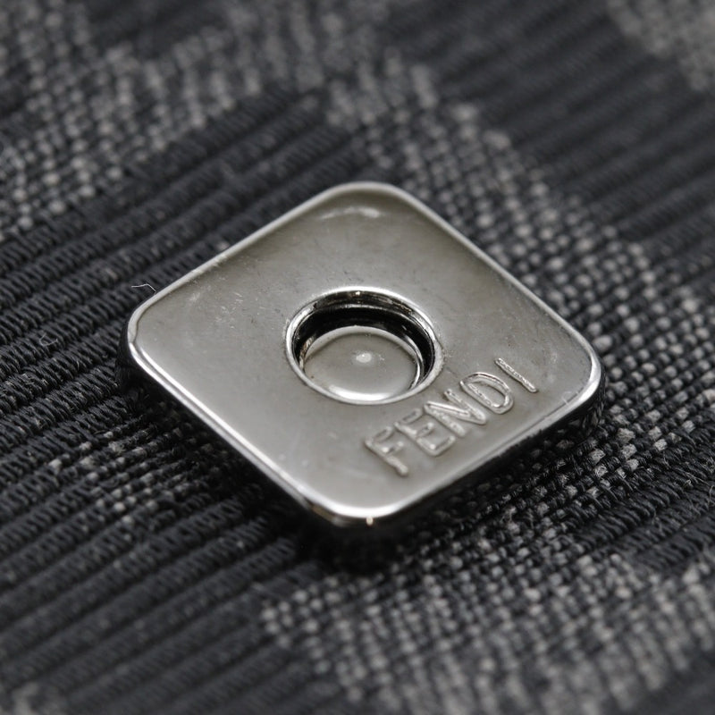 [Fendi] Fendi Marspio Baguette Baguette Shoulder Clutch 3way Clutch 7M0295 Canvas de nylon x Cossbody de cuero Crossbody Black Magnet Tipo Marsupio Baguette Men's Rank A