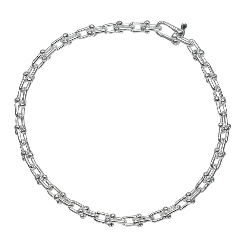 [TIFFANY y compañía]TIFFANY&Co. microenlace de hardware Bracelet