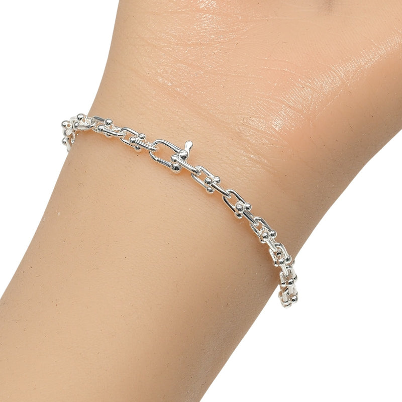 TIFFANY&Co.】ティファニー ハードウェア マイクロリンク ブレスレット