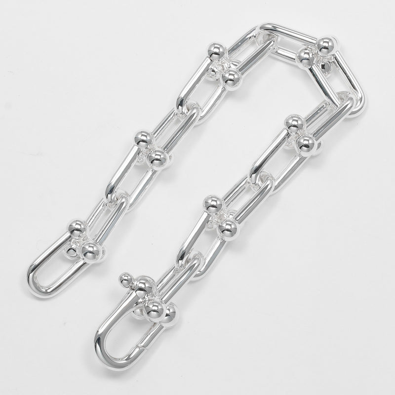 美品 Tiffany ハードウェア ブレスレット ラージリンク シルバー 925 楽天市場】ティファニー ハードウェア ラージリンク