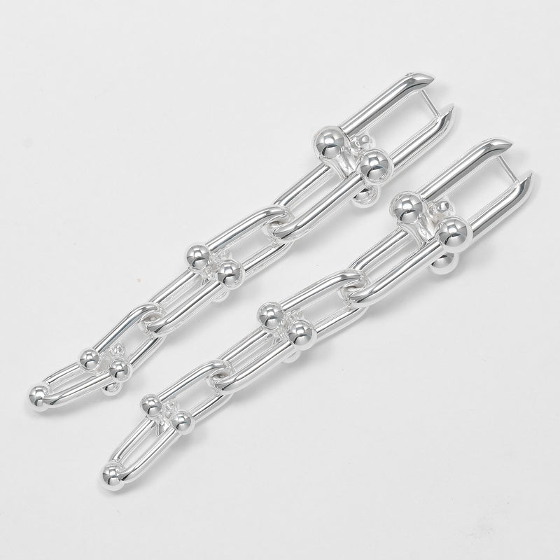 【TIFFANY&Co.】ティファニー ハードウェア グラジュエイテッドリンク ピアス