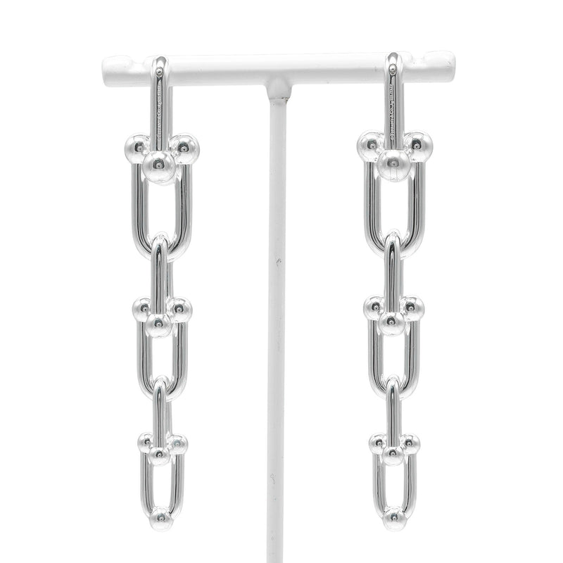 【TIFFANY&Co.】ティファニー ハードウェア グラジュエイテッドリンク ピアス