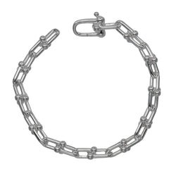 TIFFANY&Co.】ティファニー ハードウェア スモールリンク ブレスレット