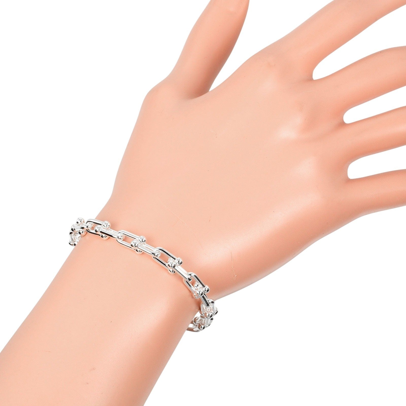 TIFFANY&Co.】ティファニー ハードウェア スモールリンク ブレスレット