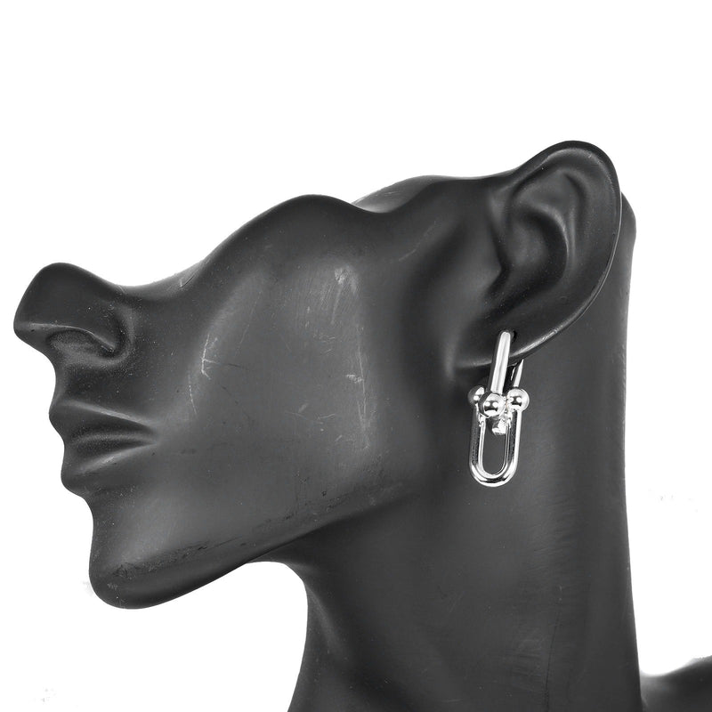 [티파니앤코]TIFFANY&Co. 하드웨어 라지 링크 이어링