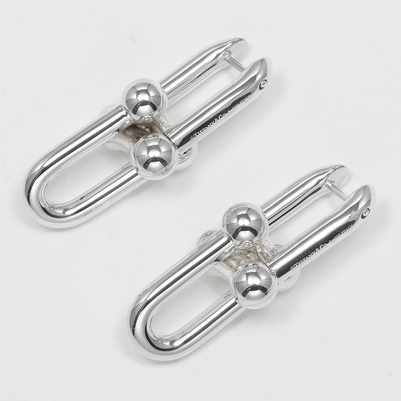 [티파니앤코]TIFFANY&Co. 하드웨어 라지 링크 이어링