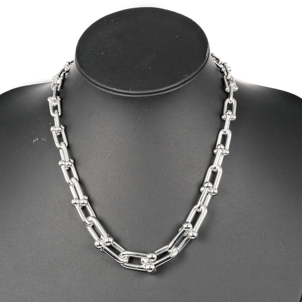 【TIFFANY&Co.】ティファニー ハードウェア グラジュエイテッドリンク ネックレス