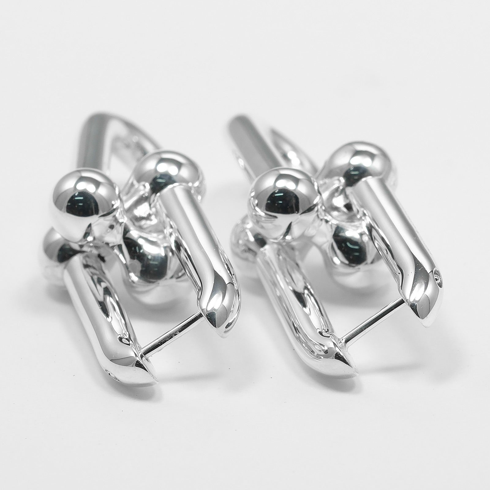 TIFFANY&Co.】ティファニー ハードウェア ラージリンク ピアス