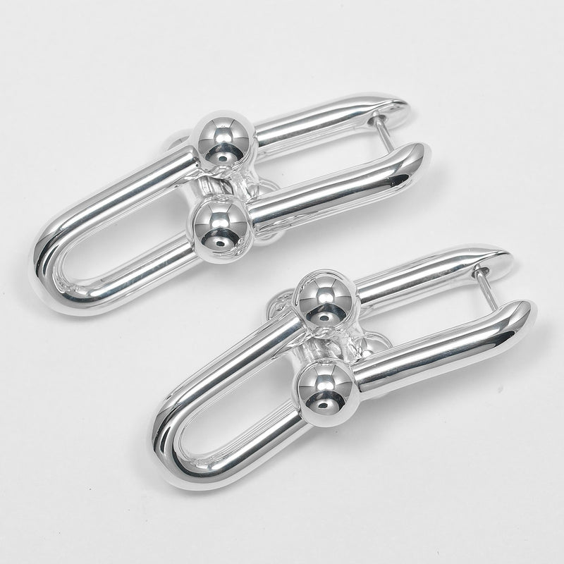 TIFFANY&Co.】ティファニー ハードウェア ラージリンク ピアス