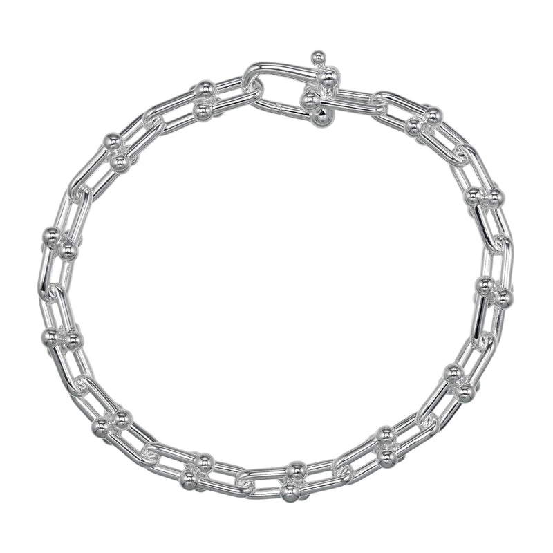[TIFFANY&Co.] Bracelet à petits maillons Tiffany Hardware