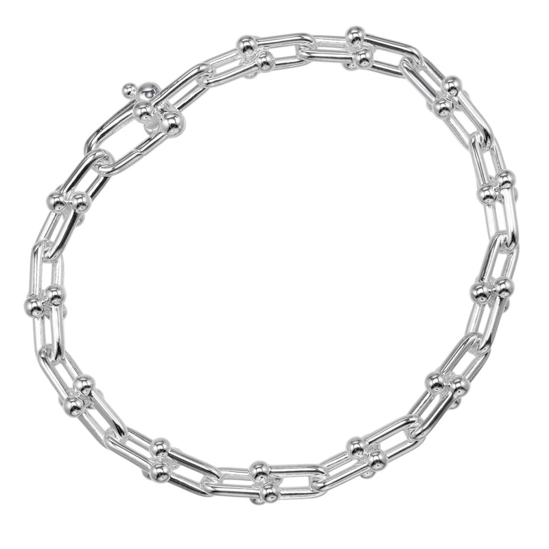 【TIFFANY&Co.】ティファニー ハードウェア スモールリンク ブレスレット