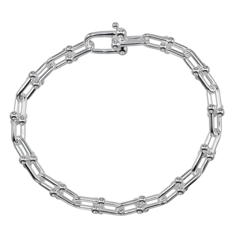 【TIFFANY&Co.】ティファニー ハードウェア スモールリンク ブレスレット