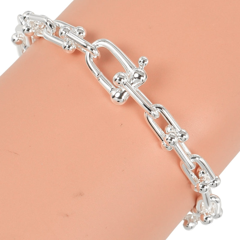 TIFFANY&Co.】ティファニー ハードウェア スモールリンク ブレスレット