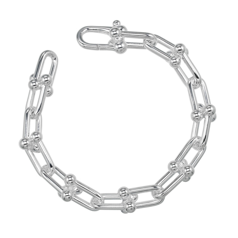 【TIFFANY&Co.】TIFFANY&Co. 하드웨어 대형 링크 Bracelet