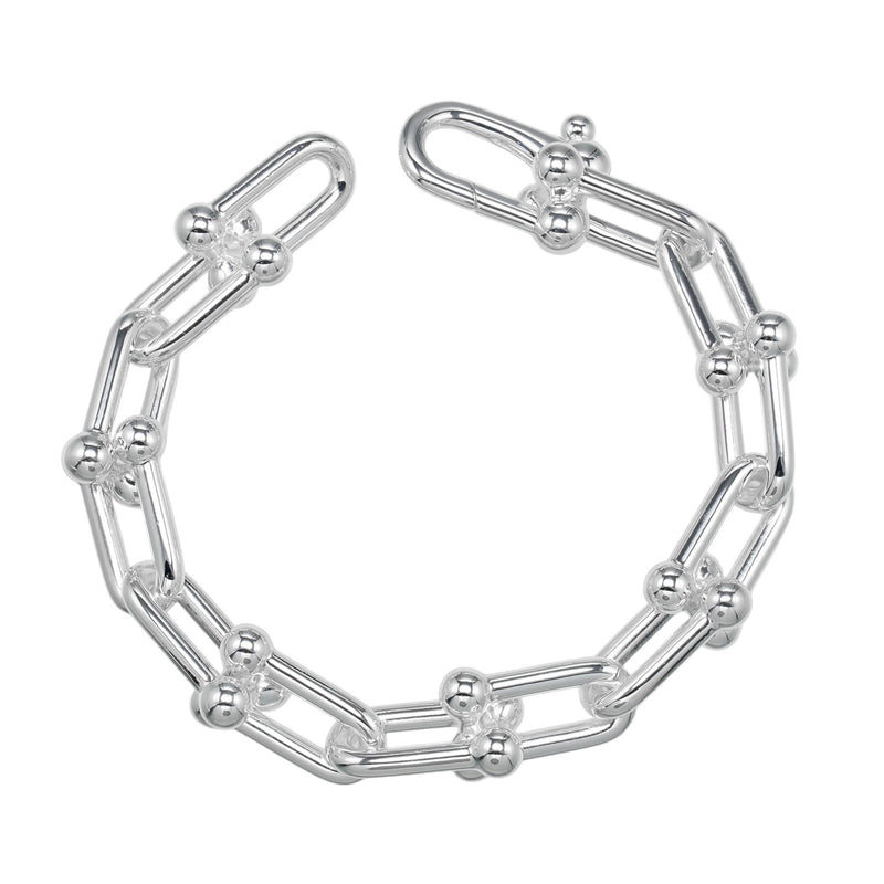 【TIFFANY&Co.】TIFFANY&Co. 하드웨어 대형 링크 Bracelet