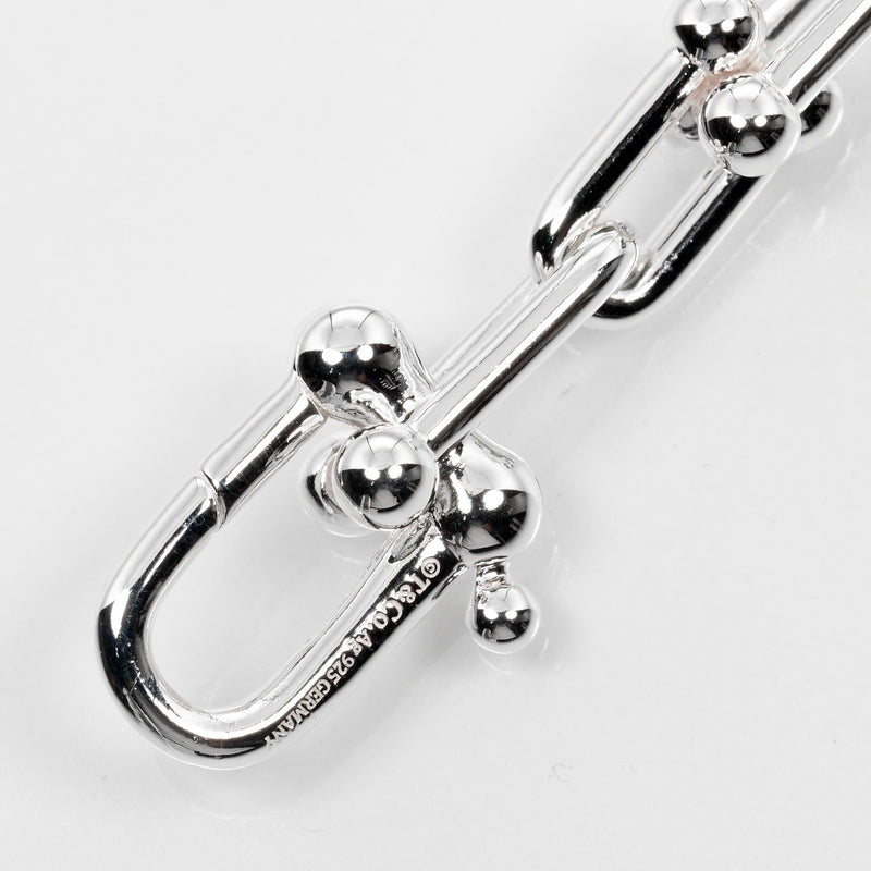 【TIFFANY&Co.】ティファニー
 ハードウェア スモールリンク ブレスレット
 長さ17cm シルバー925 約16.7g hardware small link レディースAランク