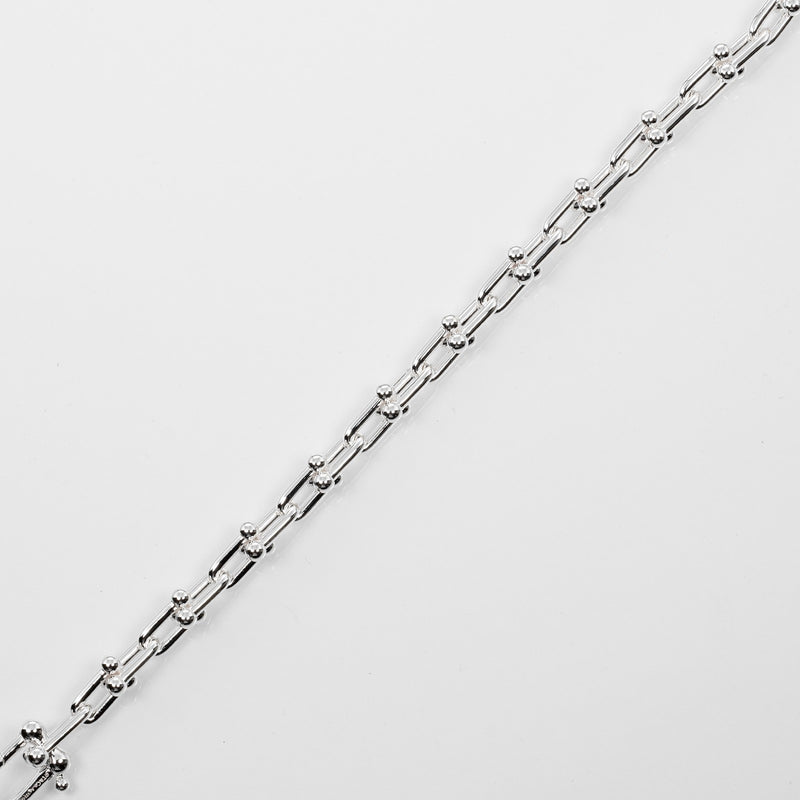 [Tiffany & co.]TIFFANY&Co.
 Hardware pequeño enlace Bracelet
 Longitud 17 cm de plata 925 aproximadamente 16.7 g de hardware pequeño enlace pequeño damas un rango