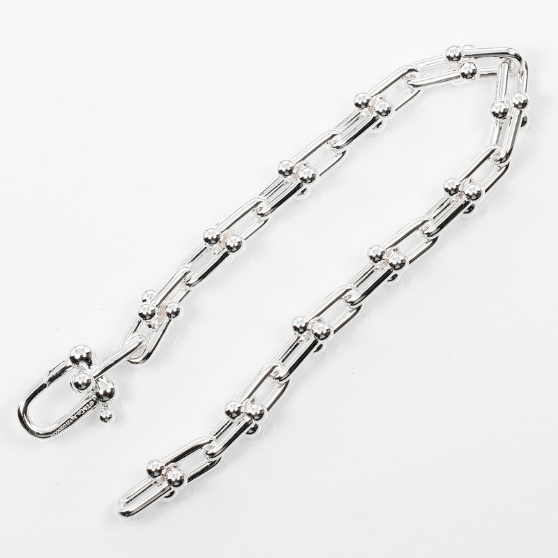 [Tiffany & co.]TIFFANY&Co.
 Hardware pequeño enlace Bracelet
 Longitud 17 cm de plata 925 aproximadamente 16.7 g de hardware pequeño enlace pequeño damas un rango