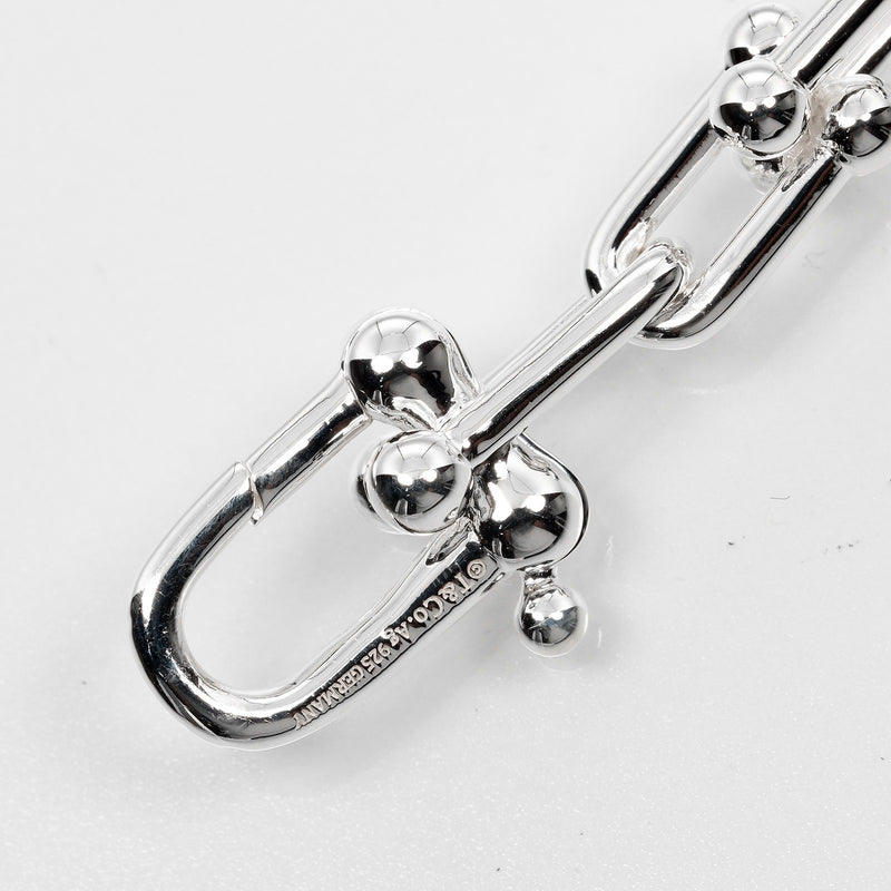 【TIFFANY&Co.】ティファニー
 ハードウェア スモールリンク ブレスレット
 長さ17cm シルバー925 約16.3g hardware small link レディースAランク