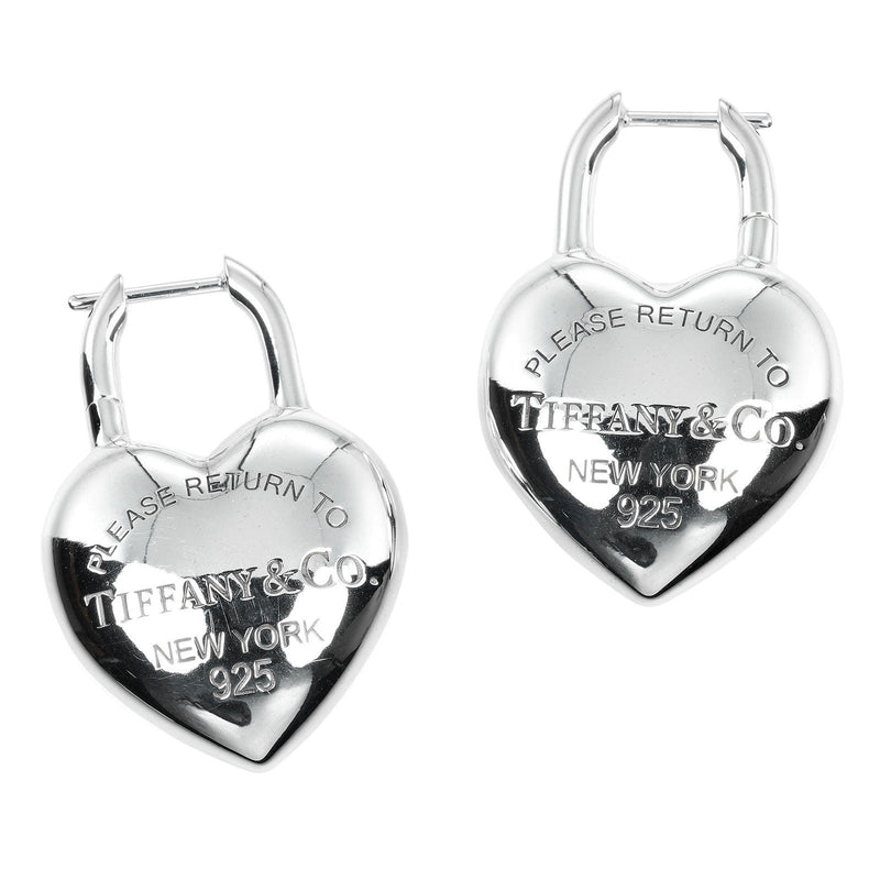 [Tiffany & co.]TIFFANY&Co.
 Retton TIFFANY&Co. Pendientes completos de Hart 
 Silver 925 alrededor de 21.9g Regreso a Tiffany & Co., Full Heart Ladies un rango