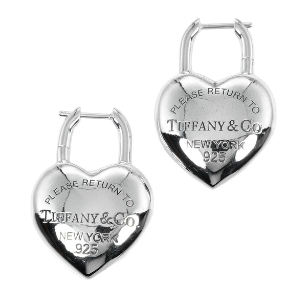 【TIFFANY&Co.】ティファニー
 リターントゥ ティファニー フルハート ピアス
 シルバー925 約22.52g Return to TIFFANY&Co. Full Heart レディースAランク