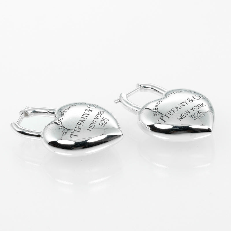 [Tiffany & co.]TIFFANY&Co.
 Retton TIFFANY&Co. Pendientes completos de Hart 
 Silver 925 aproximadamente 22.52g Regreso a Tiffany & Co., Full Heart Ladies A Rank