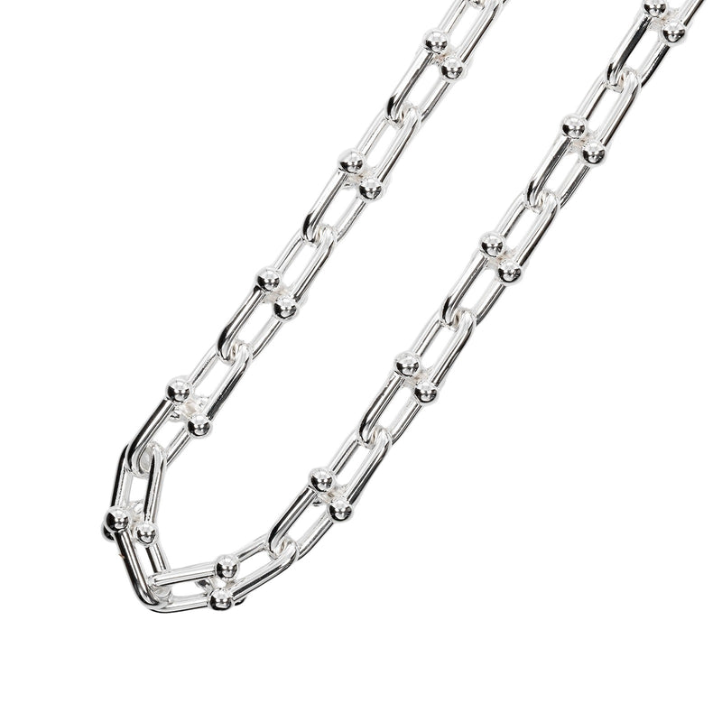 【TIFFANY&Co.】ティファニー
 ハードウェア スモールリンク ネックレス
 シルバー925 約43.2g hardware small link レディースAランク