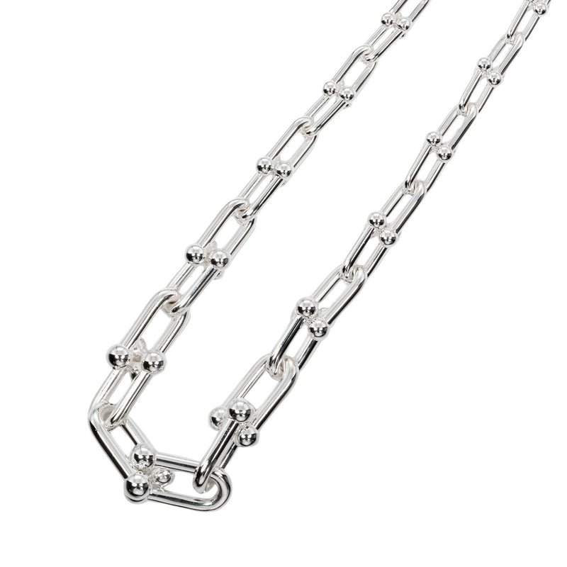 【TIFFANY&Co.】ティファニー
 ハードウェア グラジュエイテッドリンク ネックレス
 シルバー925 約108g Hardware Graduated Link レディースAランク