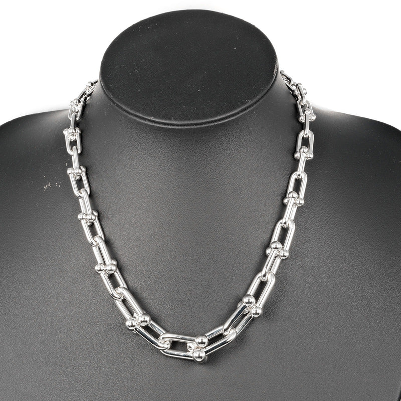 [Tiffany & co.]TIFFANY&Co.
 Collar de enlace de hardware 
 Silver 925 aprox.